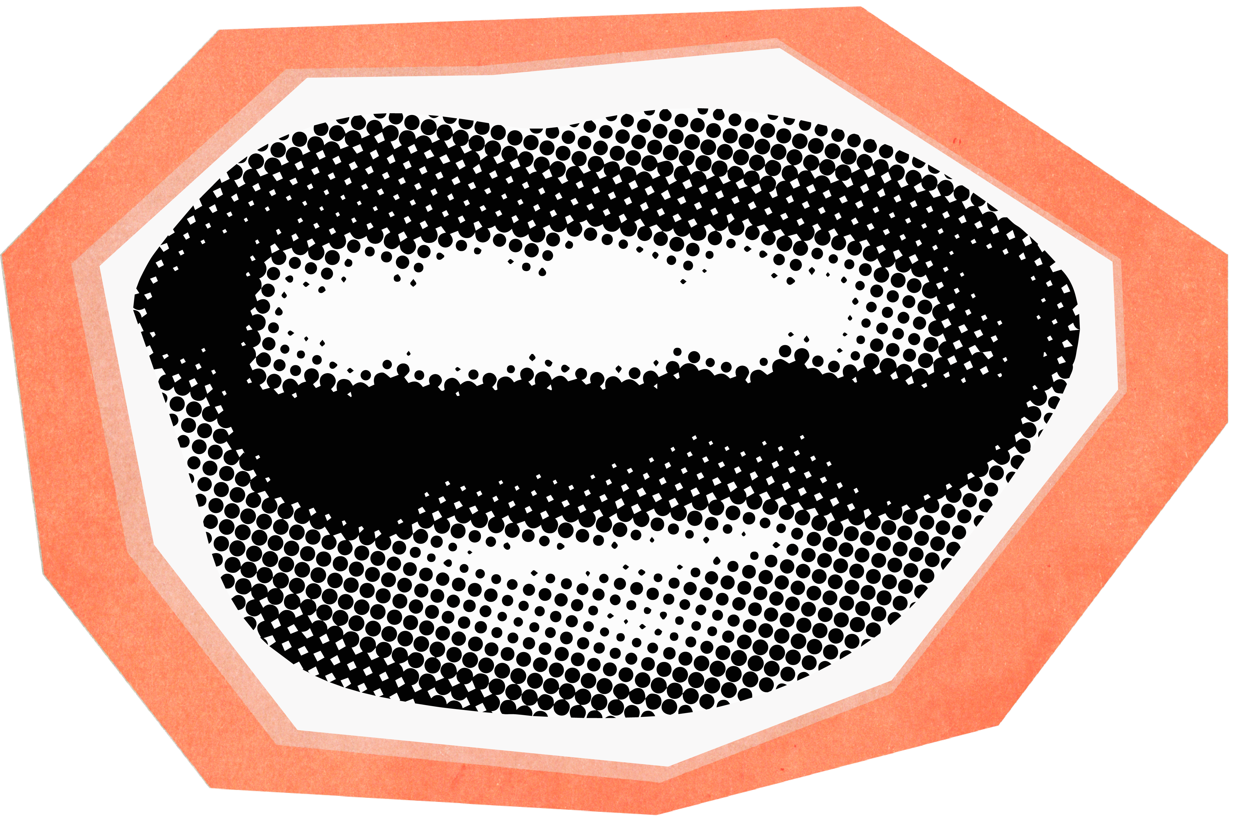 Halftone mouth